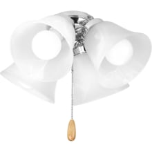 4 Light 15" Wide Medium (E26) Ceiling Fan Light Kit