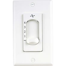 Universal (4) Speed Ceiling Fan Wall Control with Wall Plate Cover