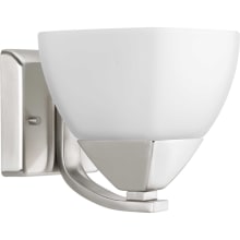 Appeal 6" Tall Single Light Bathroom Sconce with Squared Bowl Shade