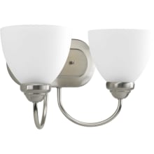 Heart Two-Light Traditional Bathroom Fixture