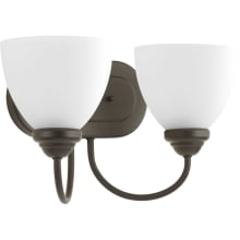 Heart Two-Light Traditional Bathroom Fixture
