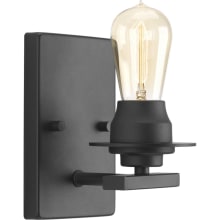 Debut 9" Tall Wall / Bathroom Sconce with Glass Shade Options