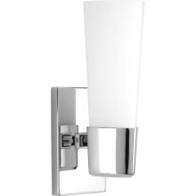 Zura Single Light 4-1/2" Wide Bathroom Sconce with Etched Opal Glass Shade