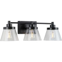 Hinton 3 Light 7" Wide Bathroom Vanity Light