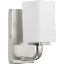 Cowan 9" Tall Bathroom Sconce with Frosted Glass Shade