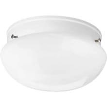 Fitter Single Light 7-1/2" Wide Flush Mount Bowl Ceiling Fixture with Frosted Glass