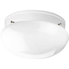 Fitter 2 Light 9-1/2" Wide Flush Mount Bowl Ceiling Fixture with Frosted Glass