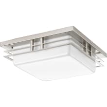 Helm Convertible Single Light Energy Star Rated ADA Compliant LED Flush Mount Ceiling Fixture / Wall Sconce - 11" Wide