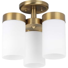 Elevate 3 Light 12" Wide Semi-Flush Ceiling Fixture