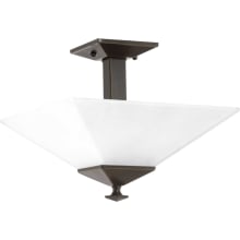 Clifton Heights 2 Light 12-3/4" Wide Semi-Flush Ceiling Fixture / Pendant