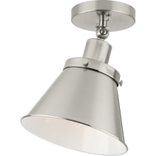 Hinton 8" Wide Adjustable Ceiling Fixture with Metal Shade