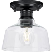 Singleton 8" Wide Semi-Flush Ceiling Fixture