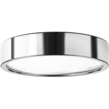Portal 13" LED Flush Mount Ceiling Fixture with Etched Glass Diffuser