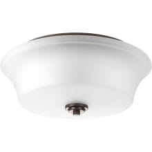 Cascadia 14" Wide 2 Light Flush Mount Ceiling Fixture with Bowl Shade