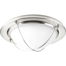 Portal 1 Light LED Flush Mount Ceiling Fixture with Etched Glass