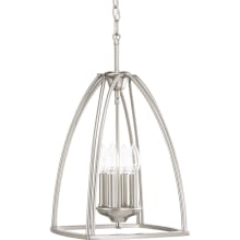 Tally 4 Light 12" Wide Taper Candle Chandelier