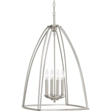 Tally 4 Light 17" Wide Taper Candle Pendant