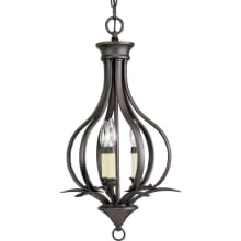 Trinity 3 Light 14" Wide Taper Candle Pendant