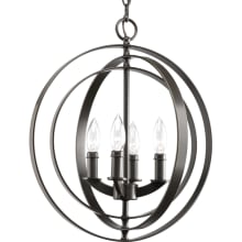 Equinox 4 Light 16" Wide Taper Candle Pendant