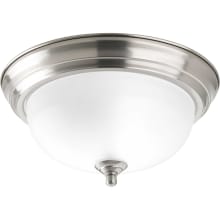 Dome 11" Wide Single Light Flush Mount Ceiling Fixture with Bowl Shade