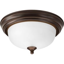 Dome 11" Wide Single Light Flush Mount Ceiling Fixture with Bowl Shade