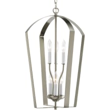 Gather 6 Light 15" Wide Taper Candle Chandelier