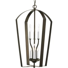 Gather 6 Light 15" Wide Taper Candle Chandelier