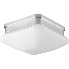 Appeal 8" Wide Single Light Flush Mount Ceiling Fixture with Rectangle Shade