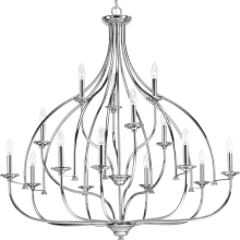 Tinsley 15 Light 42" Wide Taper Candle Chandelier