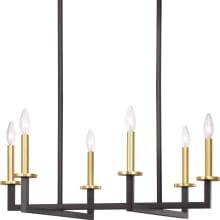 Blakely 6 Light 28" Wide Taper Candle Chandelier