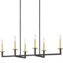 Blakely 6 Light 40" Wide Taper Candle Chandelier