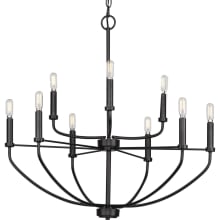 Leyden 9 Light 28" Wide Chandelier