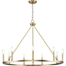 Gilliam 9 Light 36" Wide Pillar Candle Style Chandelier