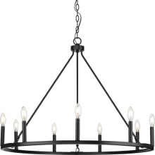 Gilliam 9 Light 36" Wide Pillar Candle Style Chandelier