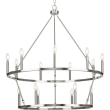 Gilliam 15 Light 36" Wide Pillar Candle Style Chandelier