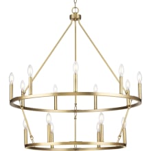 Gilliam 15 Light 36" Wide Pillar Candle Style Chandelier