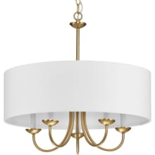 Drum Shade 22" Wide Candle Style Drum Chandelier