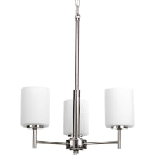 Replay 3 Light 17" Wide Pillar Candle Chandelier