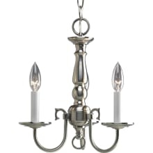 Americana 3 Light 13" Wide Taper Candle Chandelier