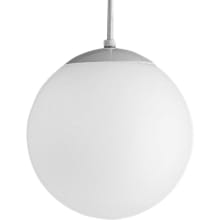 Opal Globes Single Light 10" Wide Mini Pendant