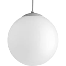 Opal Globes Single Light 12" Wide Pendant