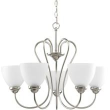 Heart 5 Light 25" Wide Chandelier