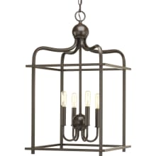 Assembly Hall 4 Light 15" Wide Chandelier