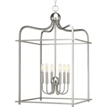 Assembly Hall 6 Light 20" Wide Chandelier
