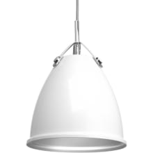 Tre 10" Wide Pendant with Metal Shade
