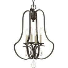 Anjoux 4 Light 16" Wide Crystal Pendant
