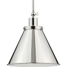 Hinton 12" Wide Pendant with Metal Shade