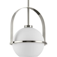 Delayne 9" Wide Mini Pendant with Frosted Glass Shade