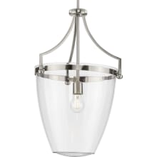 Parkhurst 15" Wide Pendant with Clear Glass Shade