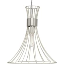 Lorin 18" Wide Pendant with Metal Shade